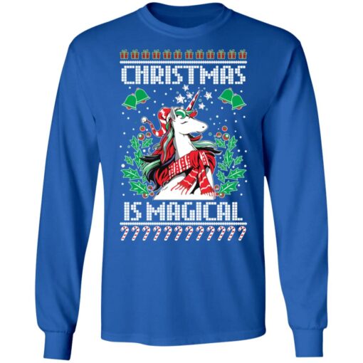 Unicorn christmas is magical christmas sweater $19.95 redirect09012021030956 3