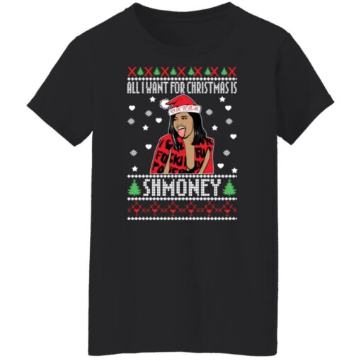 Cardi B all i want for christmas is shmoney Christmas sweater $19.95 redirect09012021050905 2