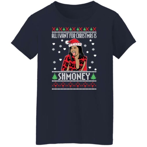Cardi B all i want for christmas is shmoney Christmas sweater $19.95 redirect09012021050905 3