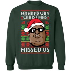 Notorious B.I.G. wonder why christmas missed us Christmas sweater $19.95 redirect09012021050906 10