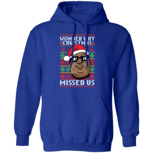 Notorious B.I.G. wonder why christmas missed us Christmas sweater $19.95 redirect09012021050906 7