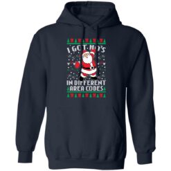 I got ho' in different area codes Christmas sweater $19.95