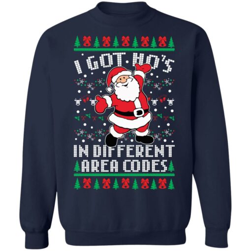 I got ho' in different area codes Christmas sweater $19.95 redirect09012021060903 9