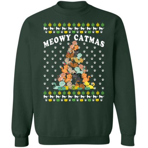 Meowy catmas Christmas sweater $19.95