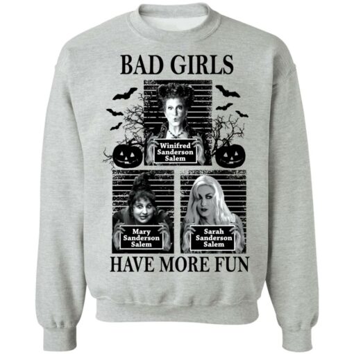 Hocus Pocus bad girls have more fun shirt $19.95