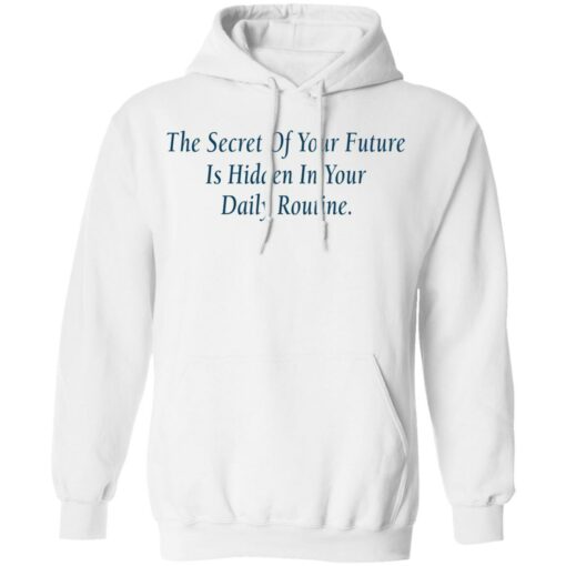 The secret of your future in hidden in your daily routine shirt $19.95 redirect09112021010943 7