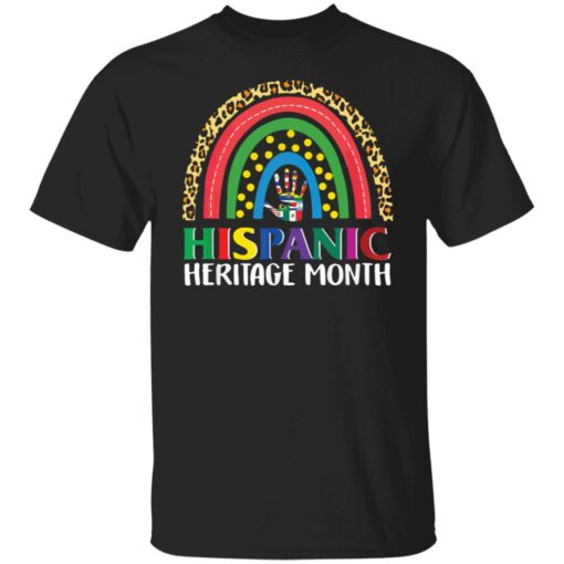 Hispanic Heritage Rainbow shirt $19.95