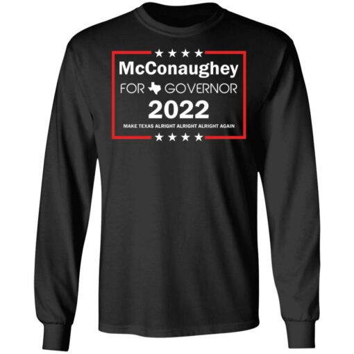 McConaughey for governor 2022 shirt $19.95 redirect09112021050947 4