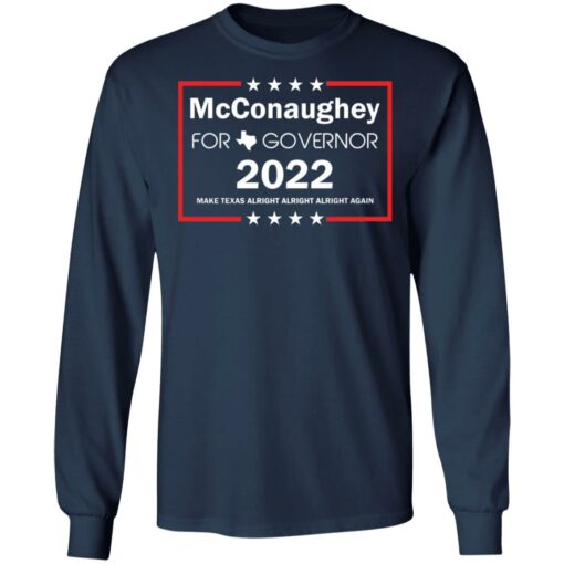 McConaughey for governor 2022 shirt $19.95 redirect09112021050947 5