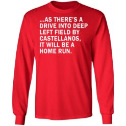 As there’s a drive into deep left field by castellanos shirt $19.95