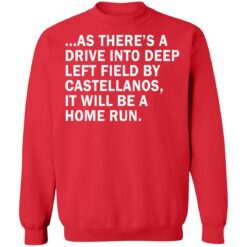 As there’s a drive into deep left field by castellanos shirt $19.95