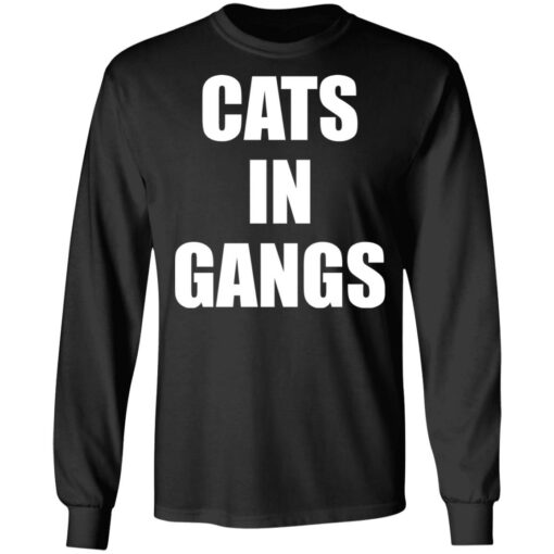 Cats in gangs shirt $19.95