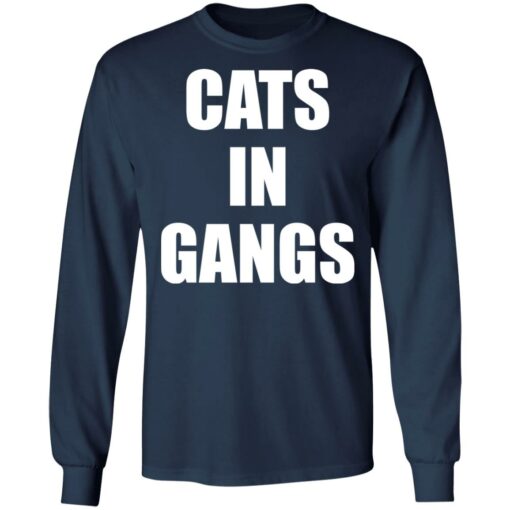 Cats in gangs shirt $19.95