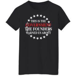 This is the government the founders warned us about shirt $19.95