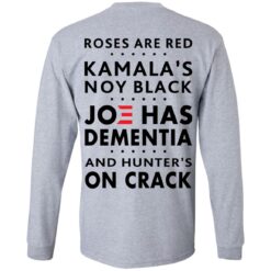 Roses are red Kamala's not black Joe has dementia shirt $19.95 redirect09132021220946 4