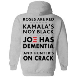 Roses are red Kamala's not black Joe has dementia shirt $19.95 redirect09132021220947 1