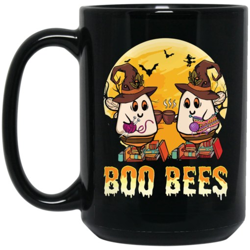 Boo Bees knitting round mug $15.99