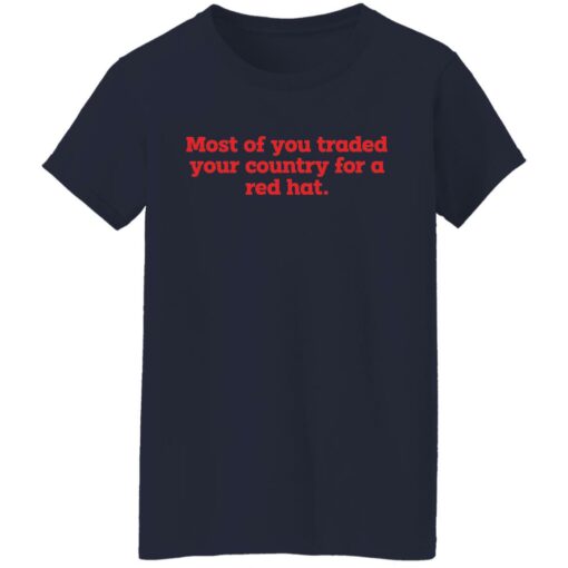 Most of you traded your country for a red hat shirt $19.95