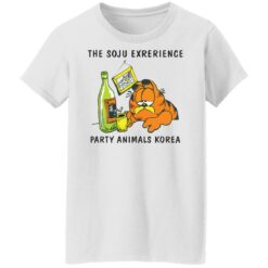 Garfield the soju exrerience party animals Korea shirt $19.95