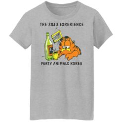 Garfield the soju exrerience party animals Korea shirt $19.95 redirect09162021210909 3