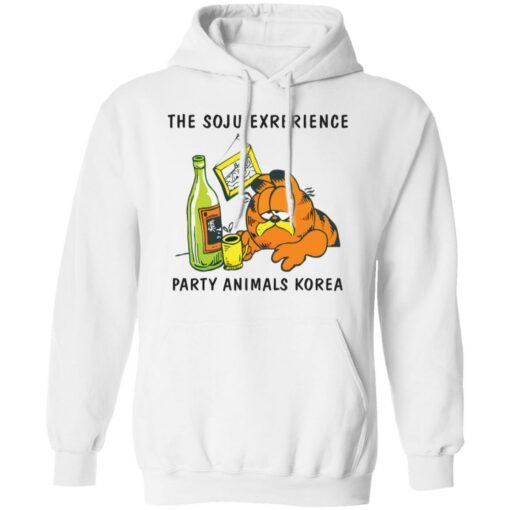 Garfield the soju exrerience party animals Korea shirt $19.95