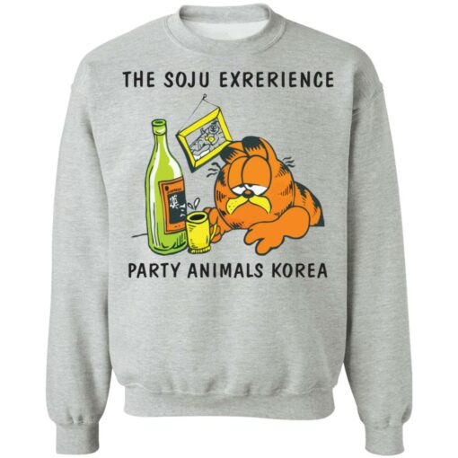 Garfield the soju exrerience party animals Korea shirt $19.95 redirect09162021210909 8