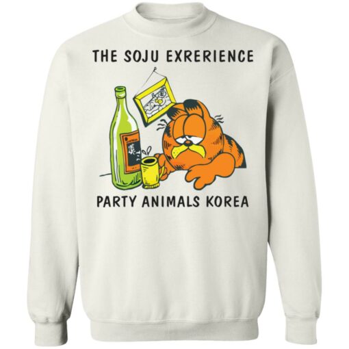 Garfield the soju exrerience party animals Korea shirt $19.95 redirect09162021210909 9