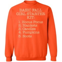 Basic fall girl starter kit Hocus Pocus blankets shirt $19.95