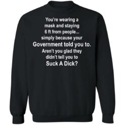 You're wearing a mask and staying 6ft from people simply shirt $19.95