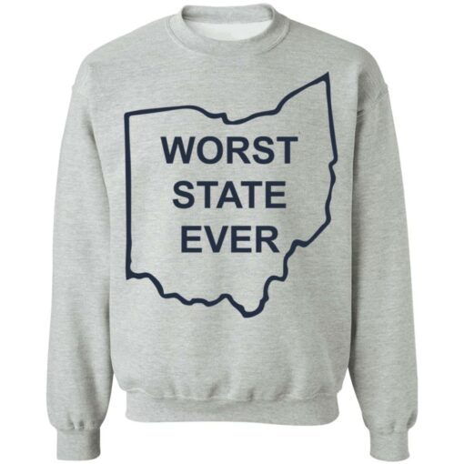 Ohio worst state ever shirt $19.95