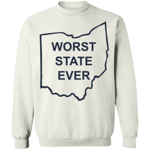 Ohio worst state ever shirt $19.95