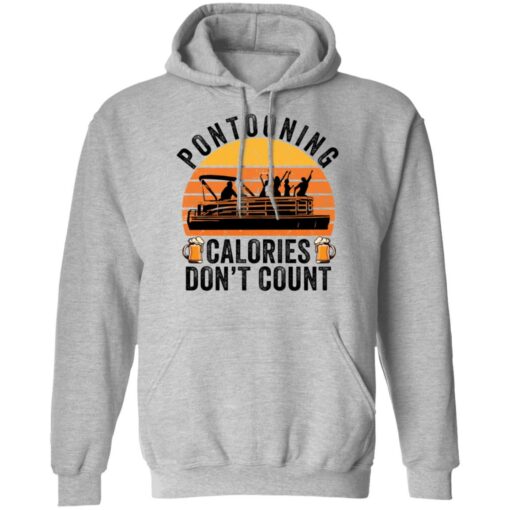 Pontooning calories don't count shirt $19.95