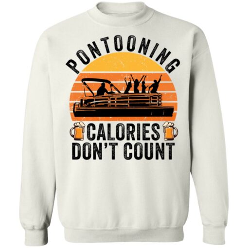 Pontooning calories don't count shirt $19.95