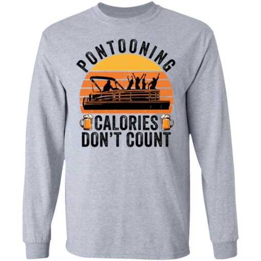 Pontooning calories don't count shirt $19.95