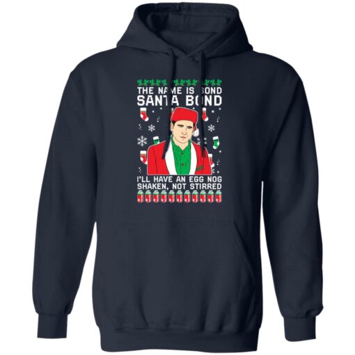 Michael Scott the name is bond santa bond Christmas sweater $19.95 redirect09222021020950 4