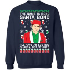 Michael Scott the name is bond santa bond Christmas sweater $19.95 redirect09222021020950 7