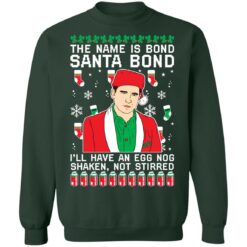 Michael Scott the name is bond santa bond Christmas sweater $19.95 redirect09222021020950 8