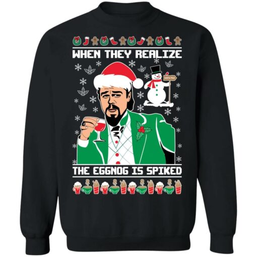 Leonardo Dicaprio when they realize Christmas sweater $19.95