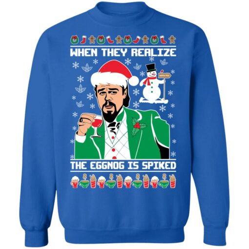 Leonardo Dicaprio when they realize Christmas sweater $19.95