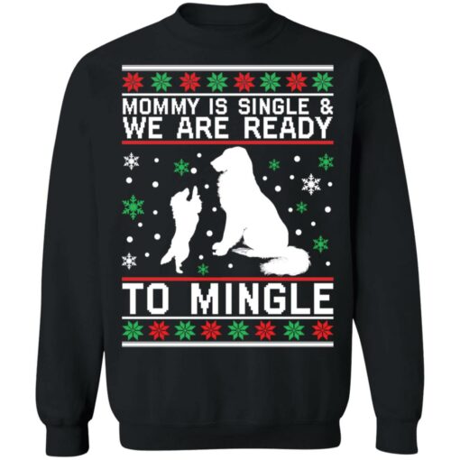 Golden Retriever mommy is single and we are ready Christmas sweater $19.95 redirect09222021050926