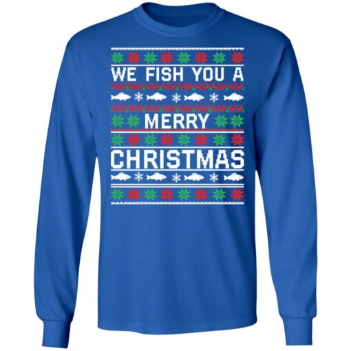 We fish you a merry Christmas sweater $19.95