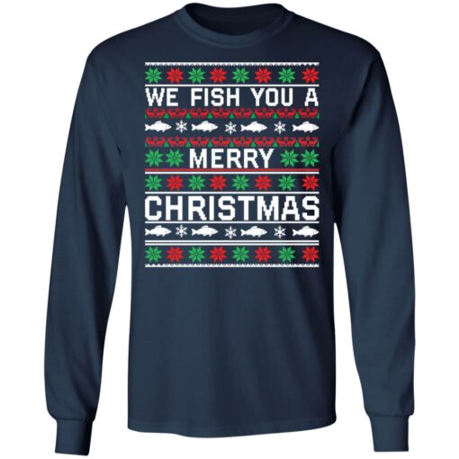 We fish you a merry Christmas sweater $19.95