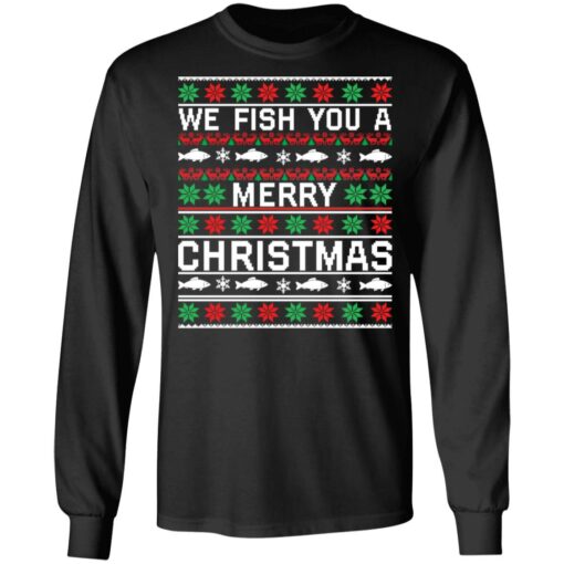 We fish you a merry Christmas sweater $19.95