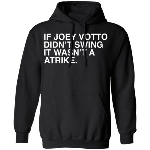 If joey votto didn’t swing it wasn't a atrike shirt $19.95