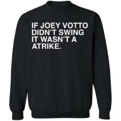 If joey votto didn’t swing it wasn't a atrike shirt $19.95