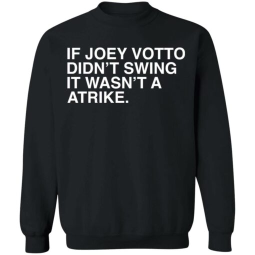 If joey votto didn’t swing it wasn't a atrike shirt $19.95 redirect09232021020912 1