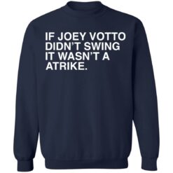 If joey votto didn’t swing it wasn't a atrike shirt $19.95