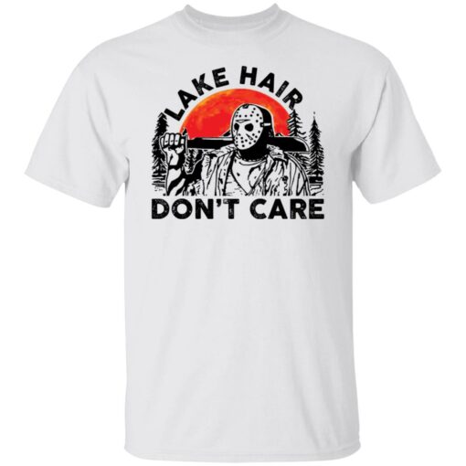 Jason Voorhees lake hair don’t care shirt $19.95