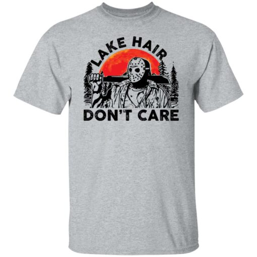 Jason Voorhees lake hair don’t care shirt $19.95