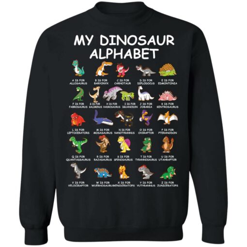 My dinosaur alphabet shirt $19.95